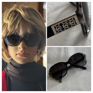 Michael Kors MK 6013 Cuiaba Square Sunglasses - Grey Marble & Silver
